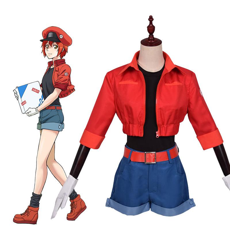 Hataraku Saibou traje de glóbulos rojos Células en el trabajo Cosplay ...