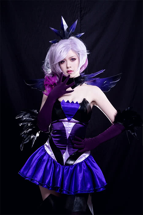 Lol Lux Elementalista Piel Oscura Vestida P Rpura Cosplay Trajes Cosplaydisfraces Es